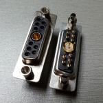 11W1 D-SUB Coaxial Connectors (RF) Female & Male